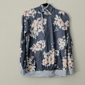 Floral Light Weight Hoodie